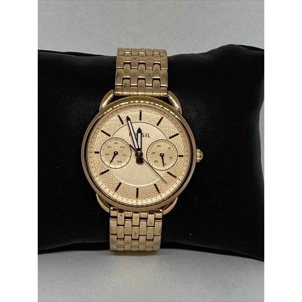 Fossil ES3713 Women's Gold Stainless Steel Analog